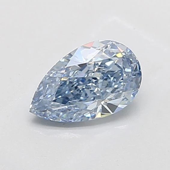 1.31 ct. Fancy Intense Blue/VS1 Pear Lab Grown Diamond
