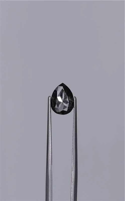 1.33 ct. Fancy Black/VVS2 Pear Diamond