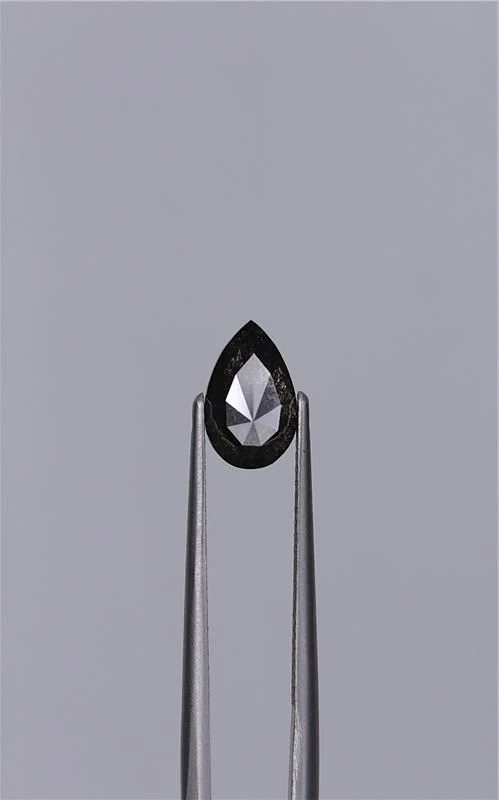 1.36 ct. Fancy Black/VVS2 Pear Diamond