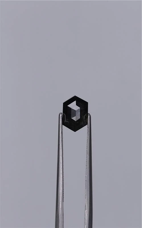 1.40 ct. Fancy Black/VVS2 Hexagonal Diamond