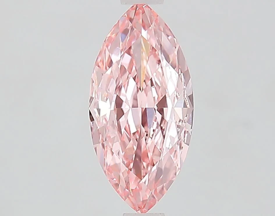 1.43 ct. Fancy Vivid Pink/VVS2 Marquise Lab Grown Diamond