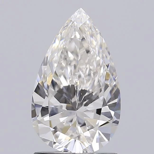 1.44 ct. F/VVS2 Pear Lab Grown Diamond