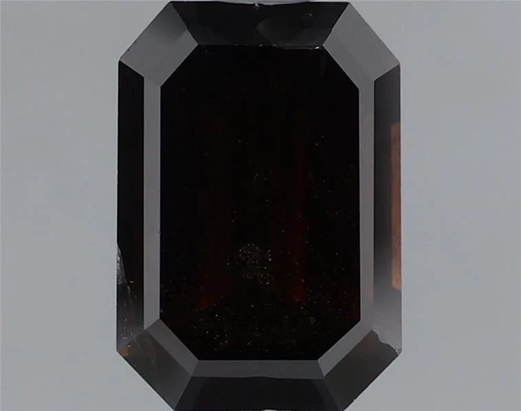 1.46 ct. Fancy Dark Brown/ Emerald Diamond