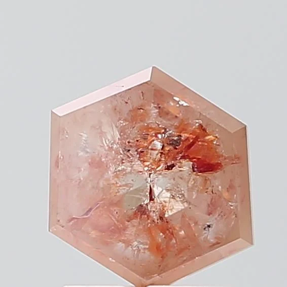 1.46 ct. Fancy Salt And Pepper/VS2 Hexagonal Diamond