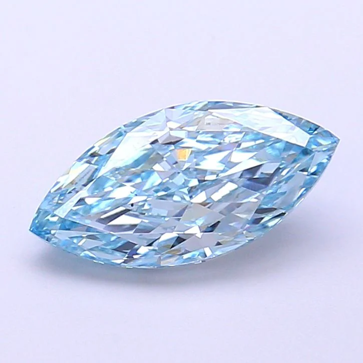 1.49 ct. Fancy Vivid Blue/VS2 Marquise Lab Grown Diamond
