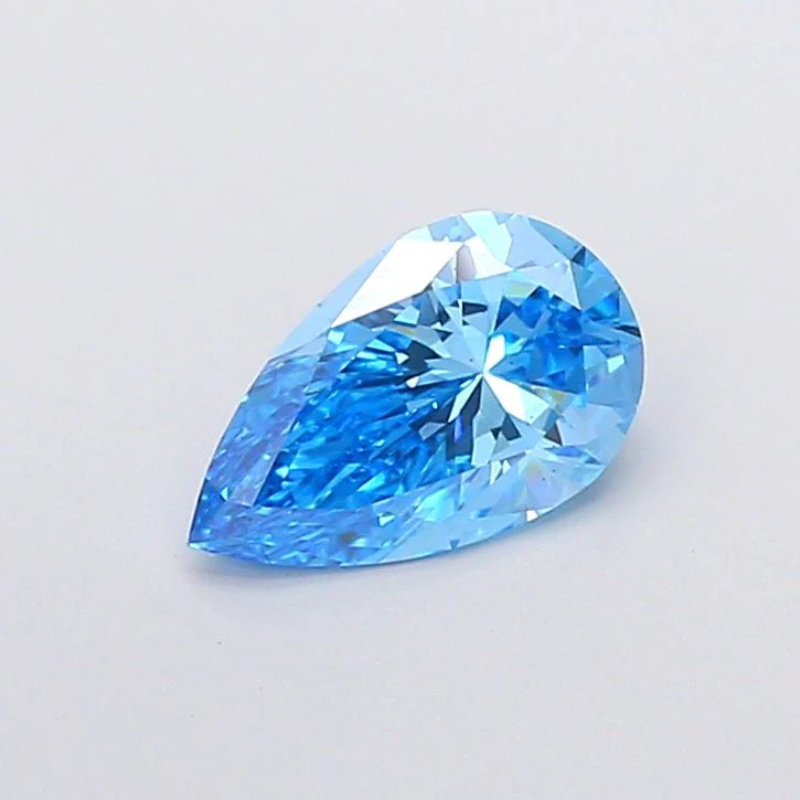1.50 ct. Fancy Vivid Blue/VS2 Pear Lab Grown Diamond