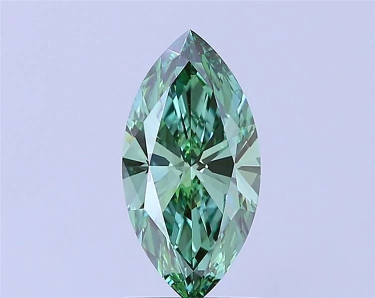 1.50 ct. Fancy Vivid Green/VVS2 Marquise Lab Grown Diamond - Image 2