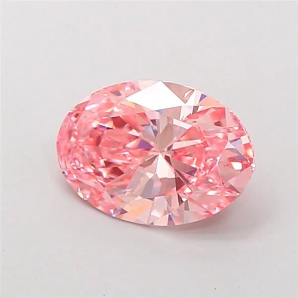 1.50 ct. Fancy Vivid Pink/VVS2 Oval Lab Grown Diamond