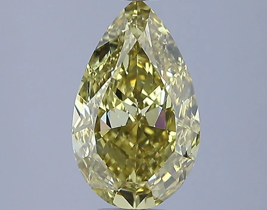 1.50 ct. Fancy Yellow/SI1 Pear Diamond