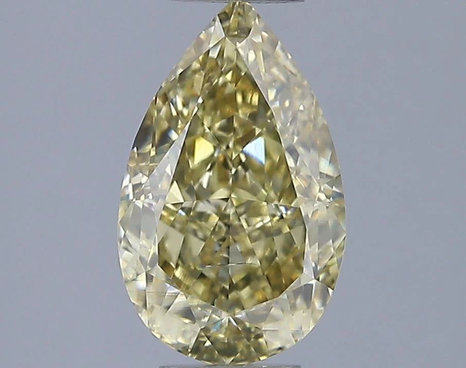 1.50 ct. Fancy Yellow/SI1 Pear Diamond