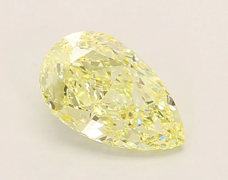 1.50 ct. Fancy Yellow/VS1 Pear Lab Grown Diamond
