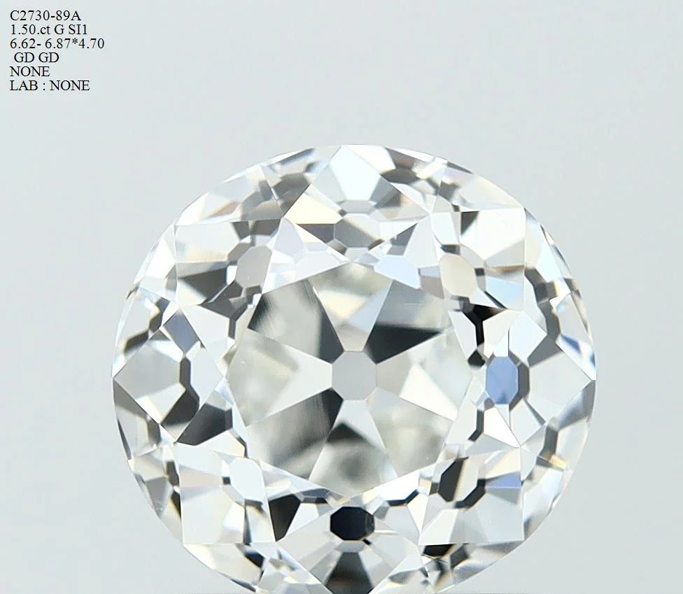 1.50 ct. G/SI1 European Cut Diamond