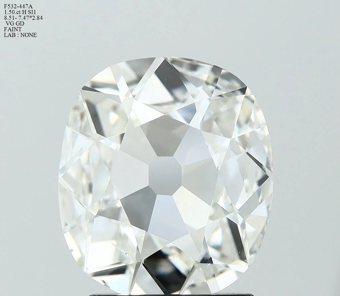 1.50 ct. H/SI1 Old Miner Diamond