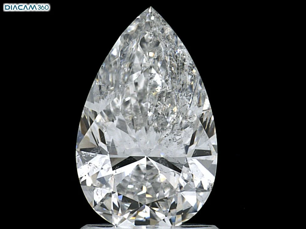 1.51 ct. F/SI2 Pear Diamond