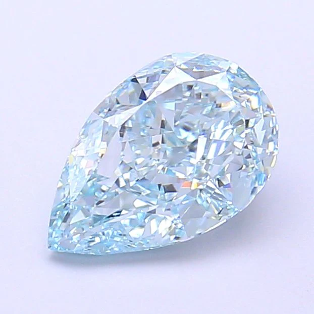 1.51 ct. Fancy Intense Blue/VVS2 Pear Lab Grown Diamond