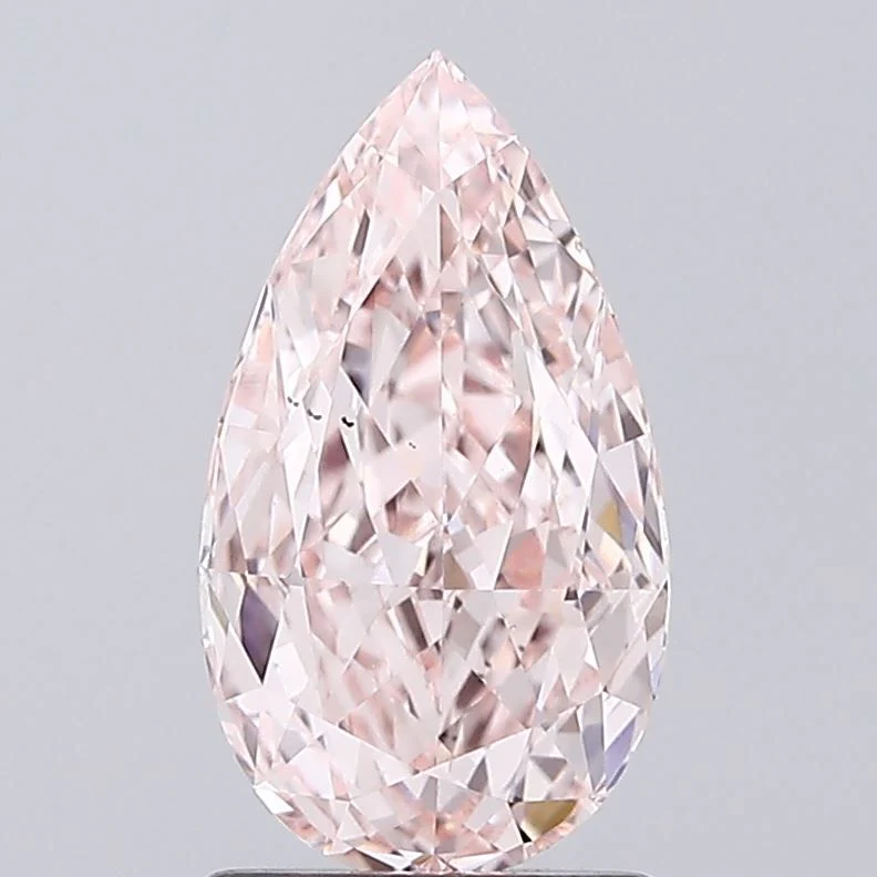 1.51 ct. Fancy Intense Pink/VS1 Pear Lab Grown Diamond