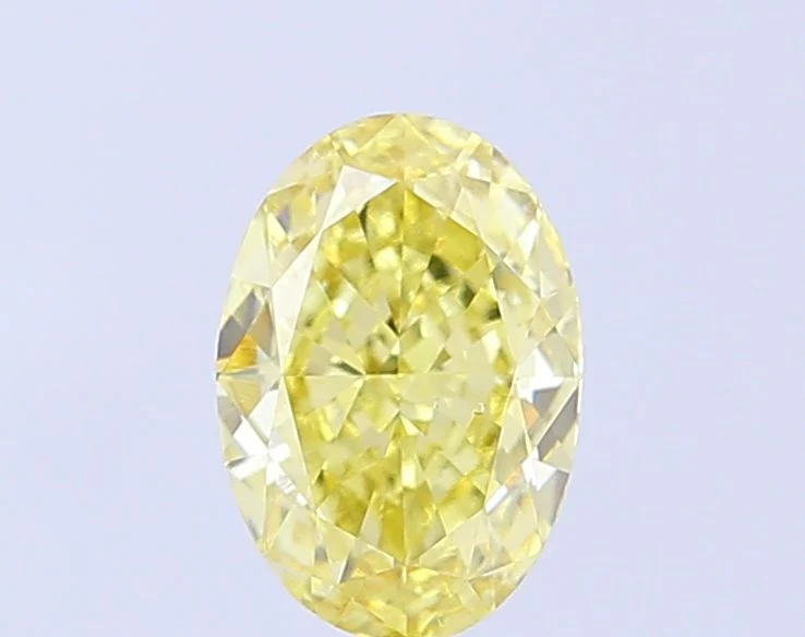 1.51 ct. Fancy Intense Yellow/VS1 Oval Lab Grown Diamond