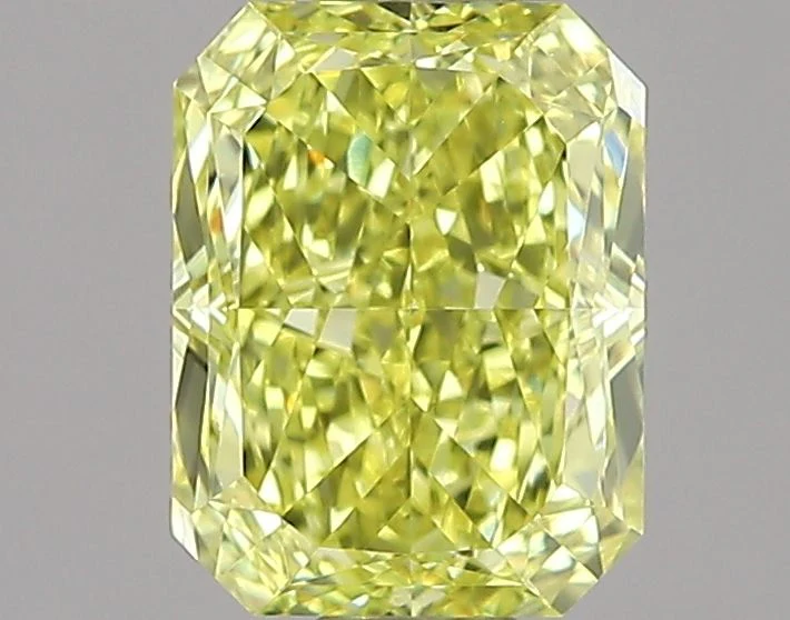 1.51 ct. Fancy Intense Yellow/VVS2 Radiant Diamond