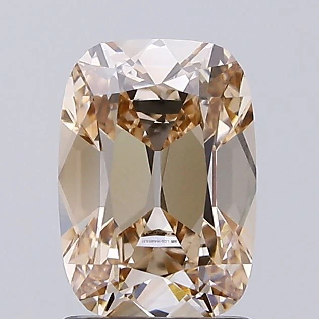 1.51 ct. Fancy Light Brown/VVS2 Cushion Brilliant Lab Grown Diamond