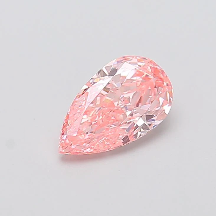 1.51 ct. Fancy Vivid Pink/VS1 Pear Lab Grown Diamond