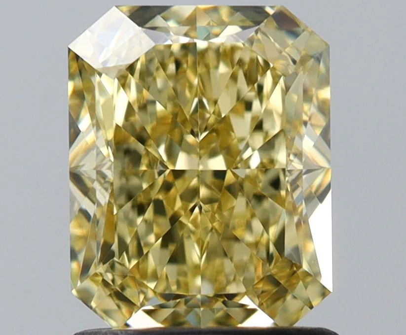 1.51 ct. Fancy Yellow/VVS2 Radiant Diamond