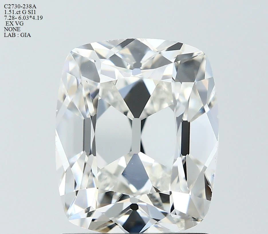 1.51 ct. G/SI1 Old Miner Diamond
