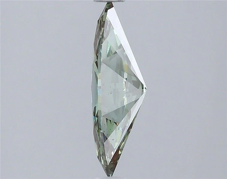 1.52 ct. Fancy Vivid Green/VS2 Marquise Lab Grown Diamond