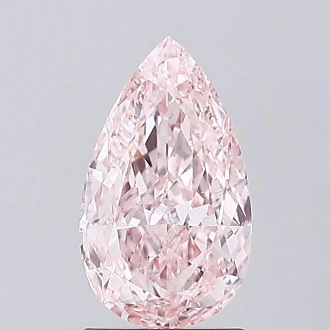 1.52 ct. Fancy Vivid Pink/VS1 Pear Lab Grown Diamond