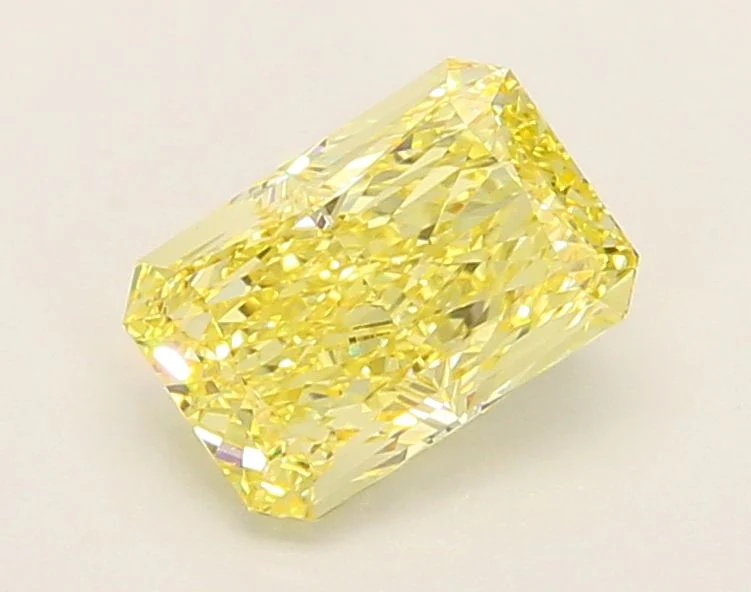 1.53 ct. Fancy Intense Yellow/VS1 Radiant Lab Grown Diamond