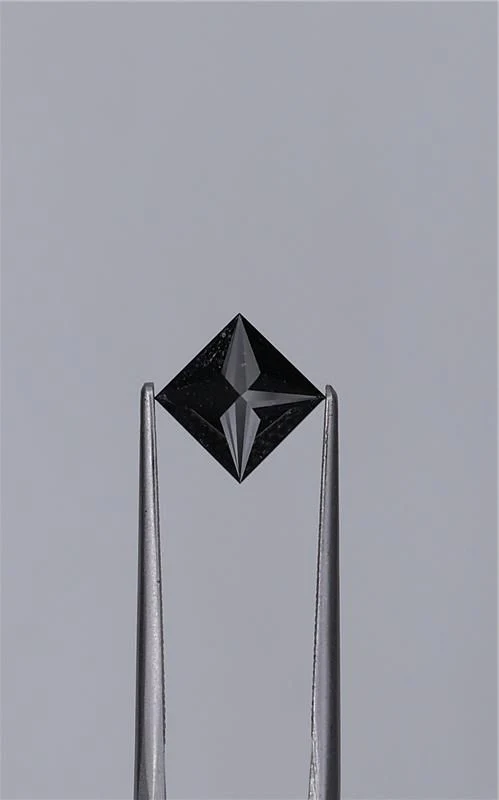 1.54 ct. Fancy Black/VVS2 Princess Diamond