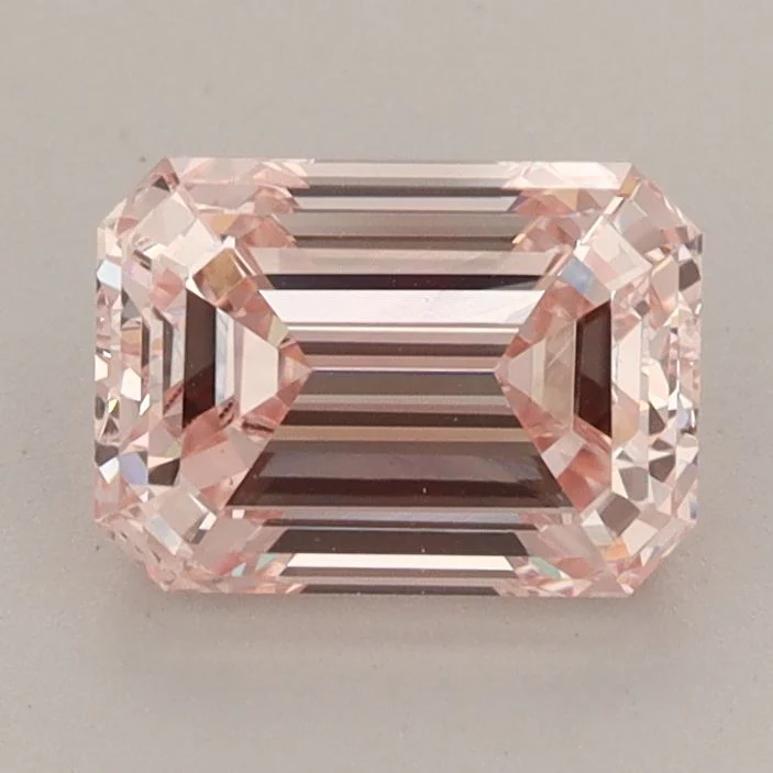 1.54 ct. Fancy Intense Pink/VS1 Emerald Lab Grown Diamond