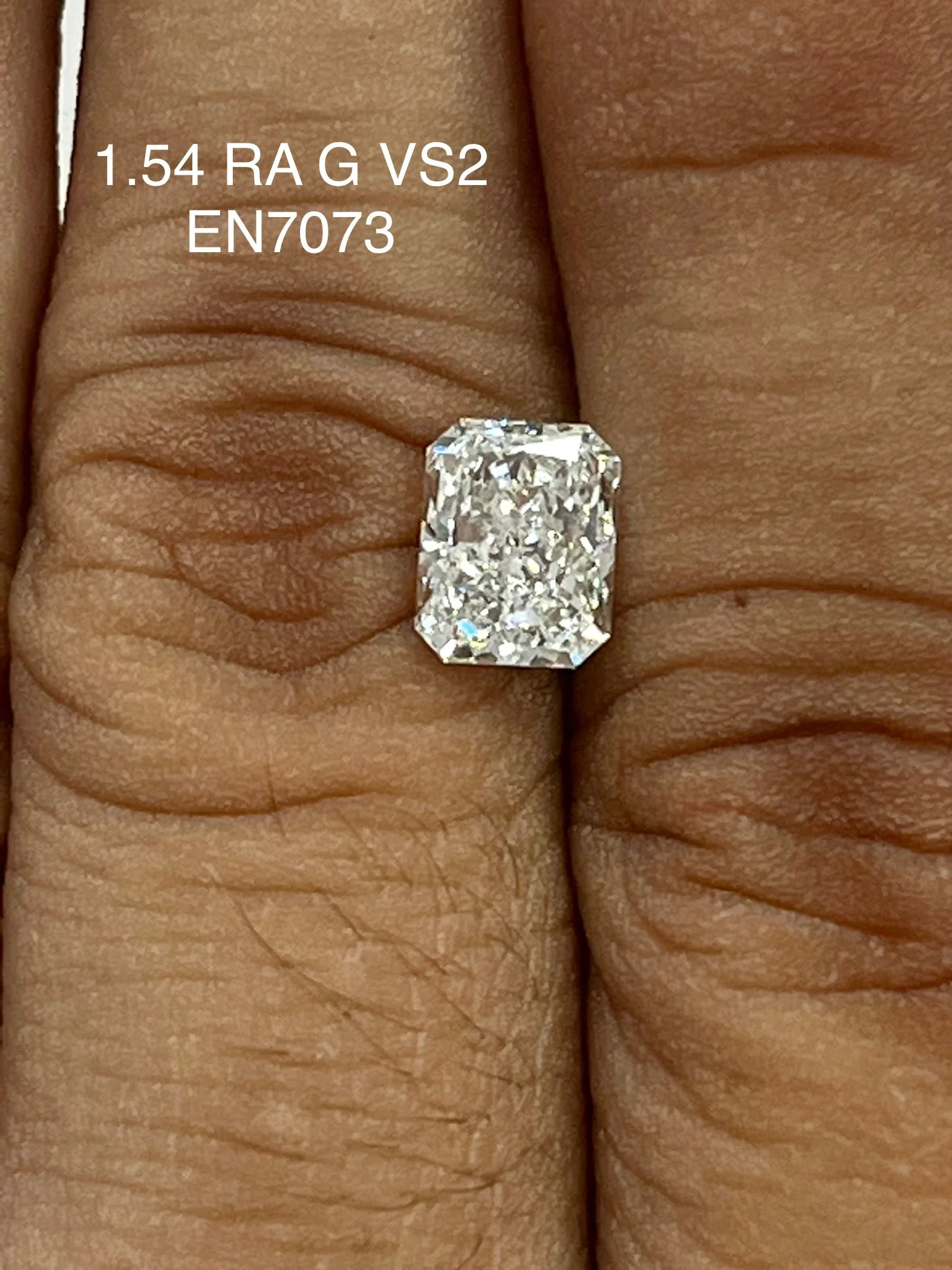 1.54 ct. G/VS2 Radiant Diamond