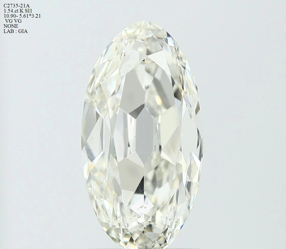 1.54 ct. K/SI1 Old Miner Diamond