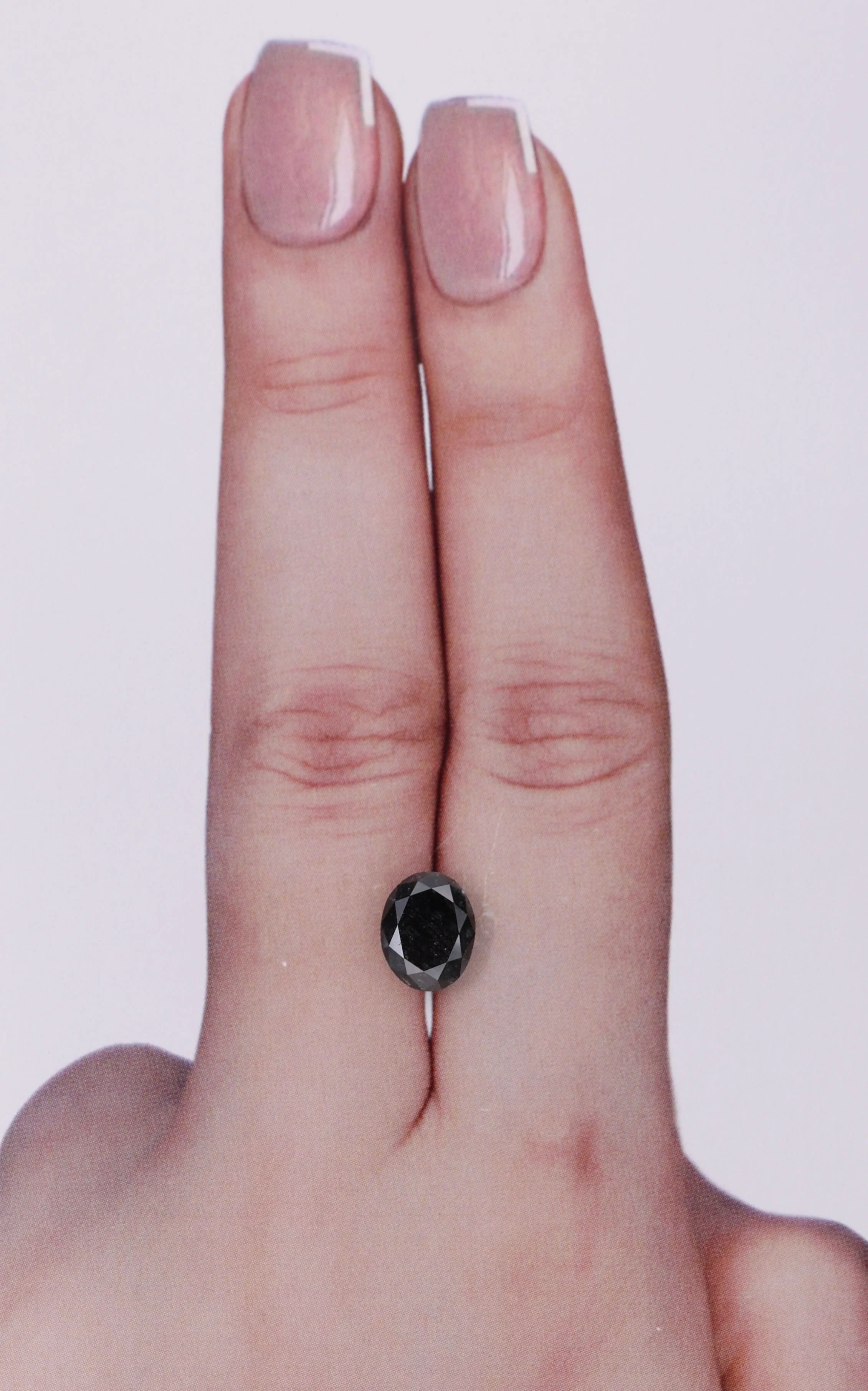 1.55 ct. Fancy Black/VVS2 Oval Diamond