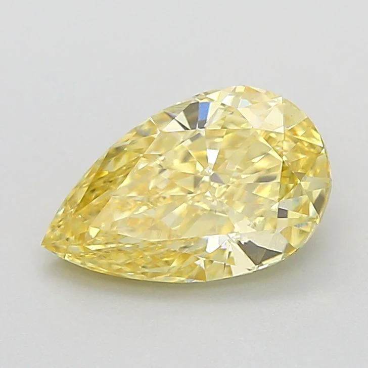 1.55 ct. Fancy Intense Yellow/VVS2 Pear Lab Grown Diamond