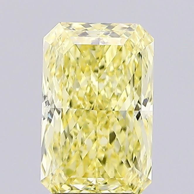 1.55 ct. Fancy Intense Yellow/VVS2 Radiant Lab Grown Diamond