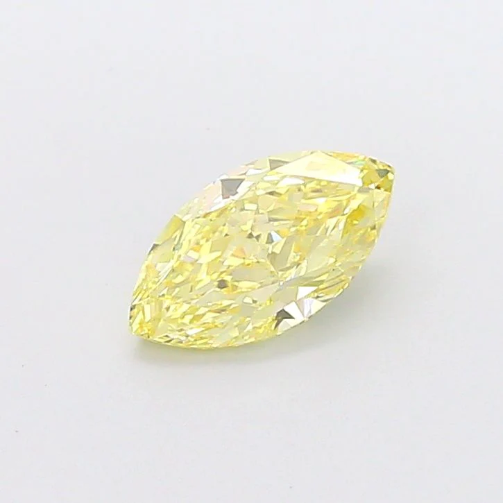 1.56 ct. Fancy Intense Yellow/VS1 Marquise Lab Grown Diamond