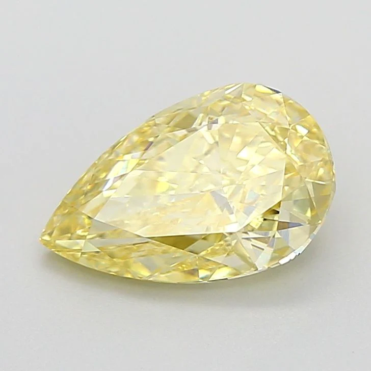 1.56 ct. Fancy Intense Yellow/VS1 Pear Lab Grown Diamond