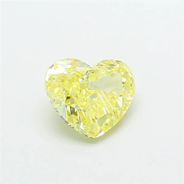 1.56 ct. Fancy Intense Yellow/VS2 Heart Lab Grown Diamond