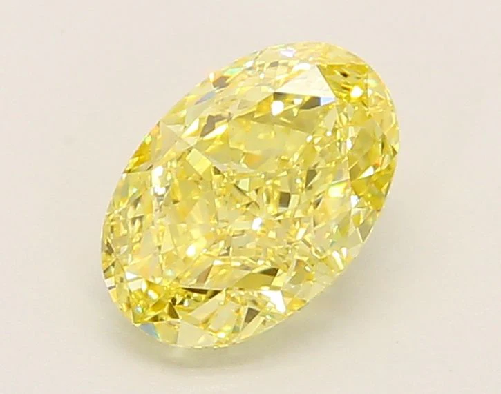 1.56 ct. Fancy Intense Yellow/VVS2 Oval Lab Grown Diamond