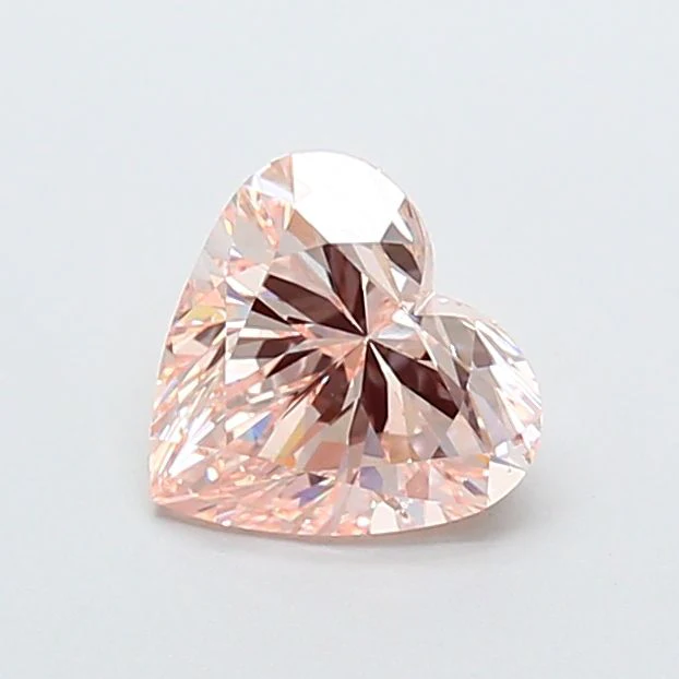 1.57 ct. Fancy Intense Pink/VS1 Heart Lab Grown Diamond