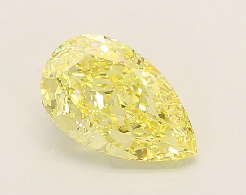 1.57 ct. Fancy Intense Yellow/VVS2 Pear Lab Grown Diamond