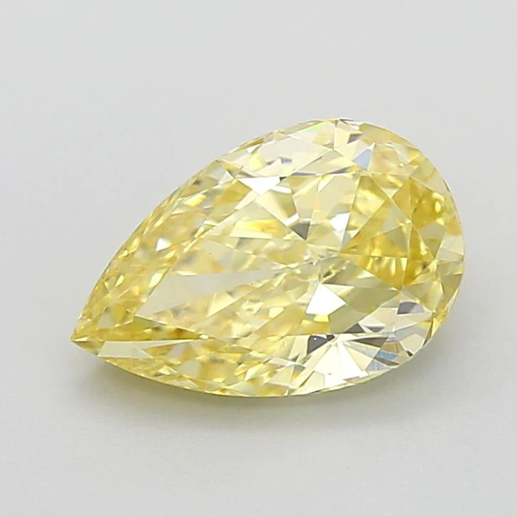 1.58 ct. Fancy Intense Yellow/VVS2 Pear Lab Grown Diamond