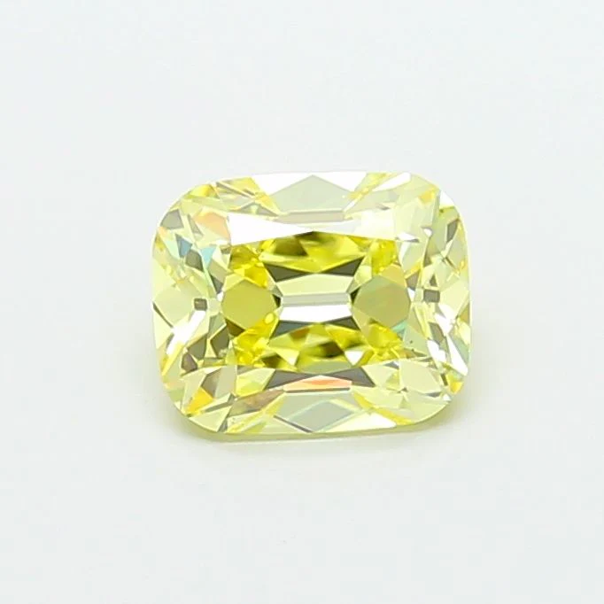 1.58 ct. Fancy Yellow/VS2 Cushion Brilliant Lab Grown Diamond