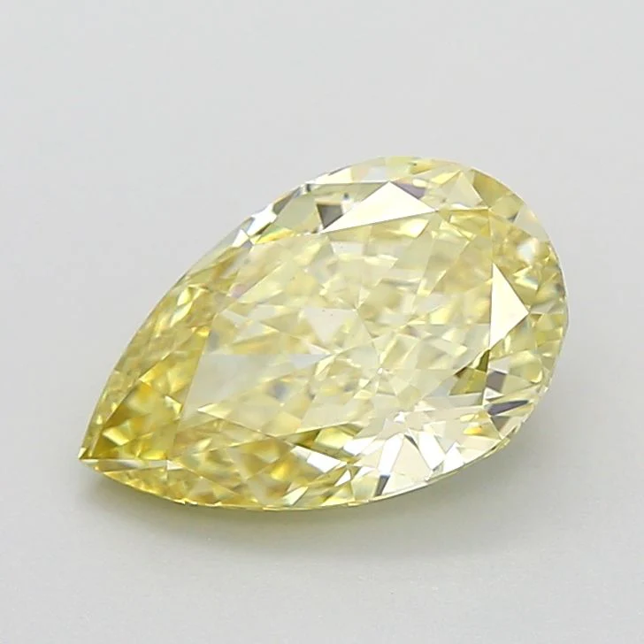 1.59 ct. Fancy Yellow/VS1 Pear Lab Grown Diamond