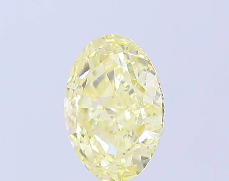 1.60 ct. Fancy Light Yellow/VVS2 Oval Lab Grown Diamond