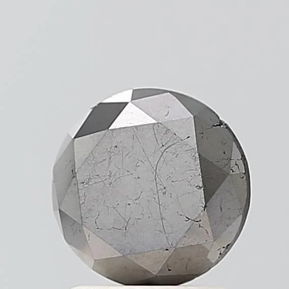 1.64 ct. Fancy Black/VS2 Round Diamond