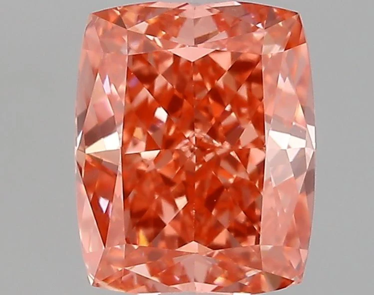 1.64 ct. Fancy Vivid Pink/VVS2 Cushion Modified Lab Grown Diamond