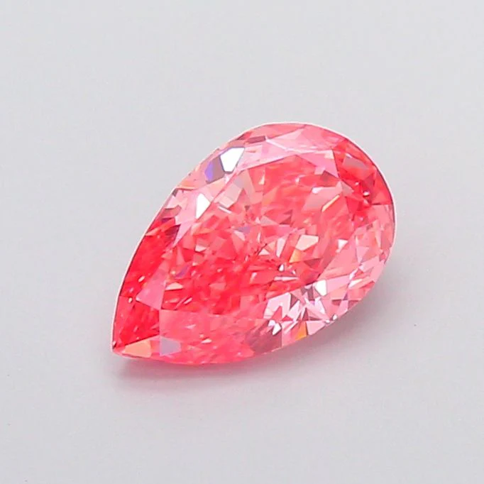 1.64 ct. Fancy Vivid Pink/VVS2 Pear Lab Grown Diamond