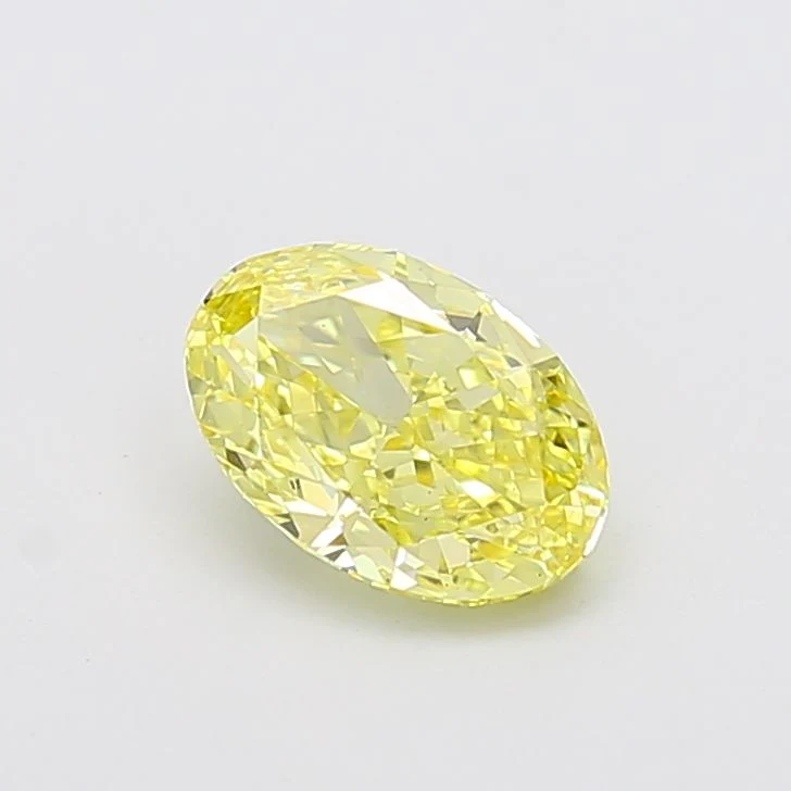 1.65 ct. Fancy Intense Yellow/VS1 Oval Lab Grown Diamond
